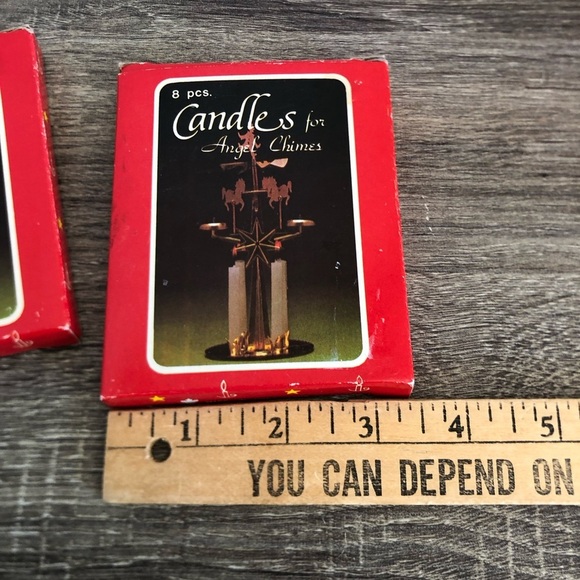 Vtg NOS Miniature Holiday Candles - Picture 5 of 7